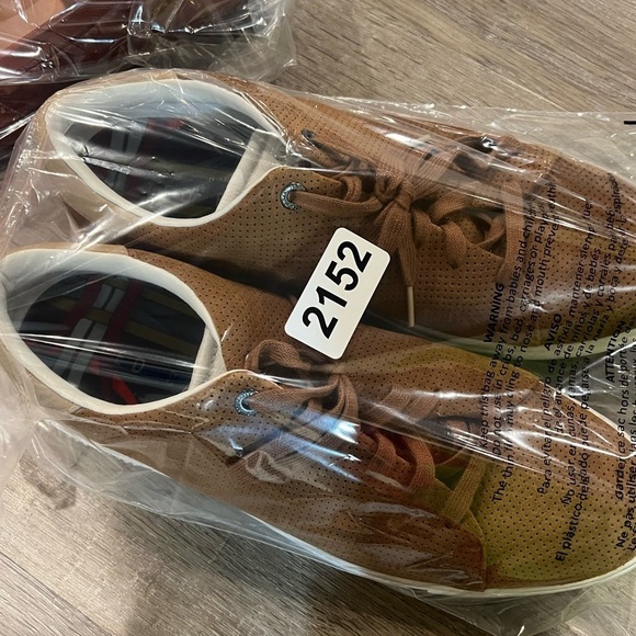 Ted Baker 10.5 Full Suede Leather Performance Oxford Shoe Sneaker Brown - Picture 10 of 12